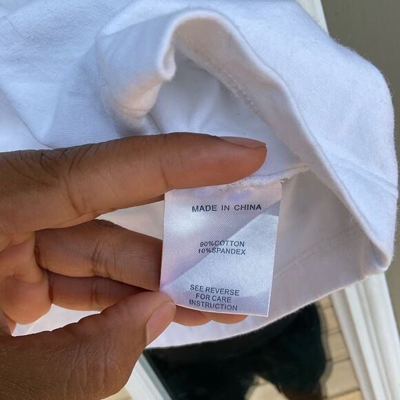 Tyler Boe Kari Puff Sleeve, White, Size Medium, MSRP $108 - Picture 4 of 15